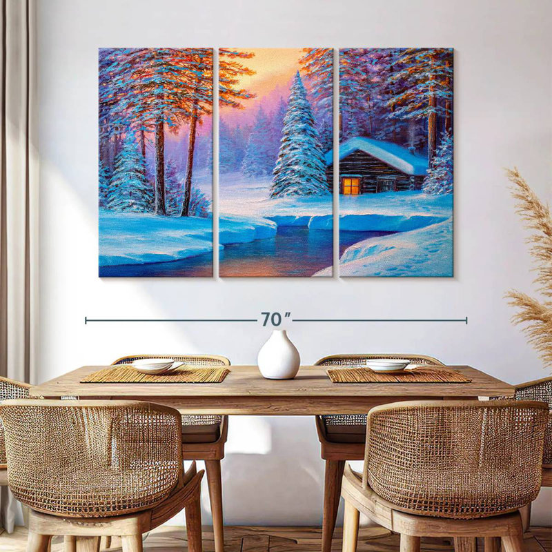 Alvord White Christmas, 42" H x 65" W