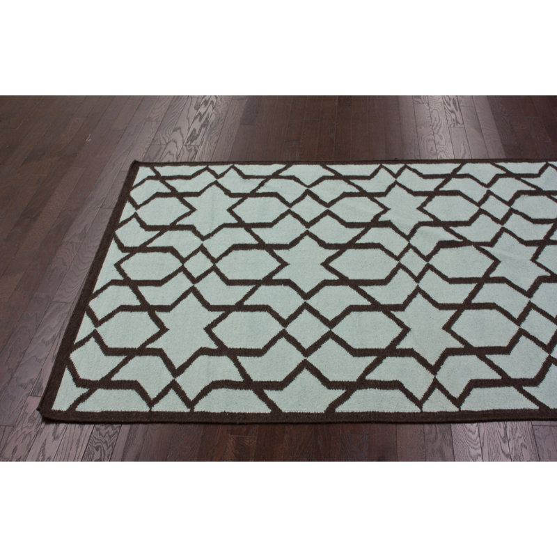 Maiorano Wool Geometric Indoor Rug, Rectangle 5' x 8'