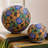 Floral Abstract Figurine & Globe-24388655