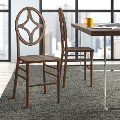 Reyna 18'' H Beech Solid Wood Stacking Side Chair