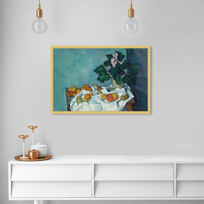 " Flowers And Fruits Still Life Painting " by Oliver Gal