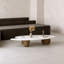Table basse blanche en bois massif brun-noisette-1320436926