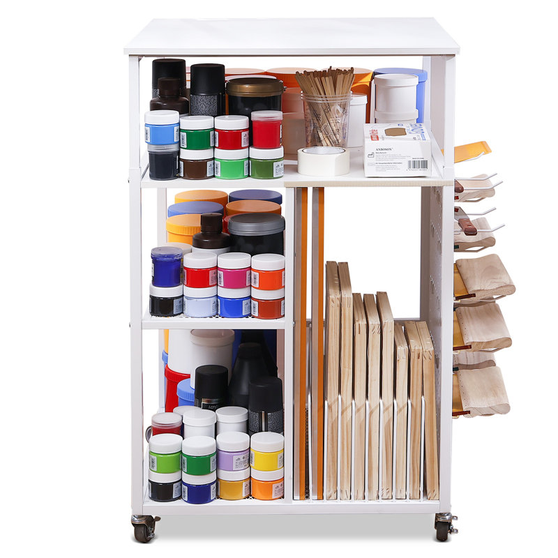 Screen Printing Storage Cart Screen Frame Rack Shelf