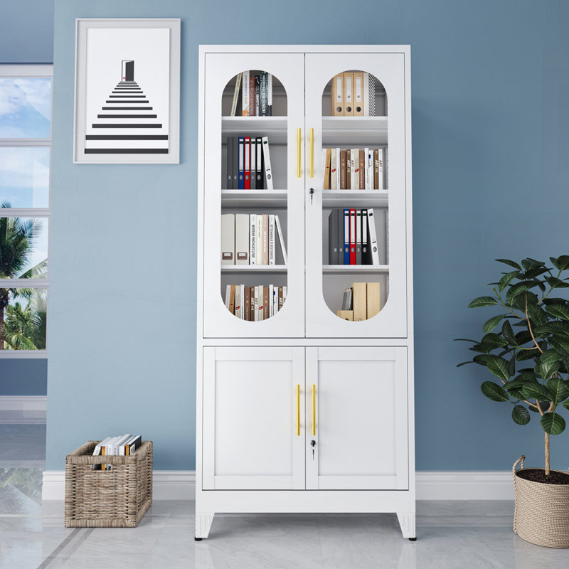 Armoire de rangement robuste et multifonctionnelle idéale pour les maisons modernes, Blanc