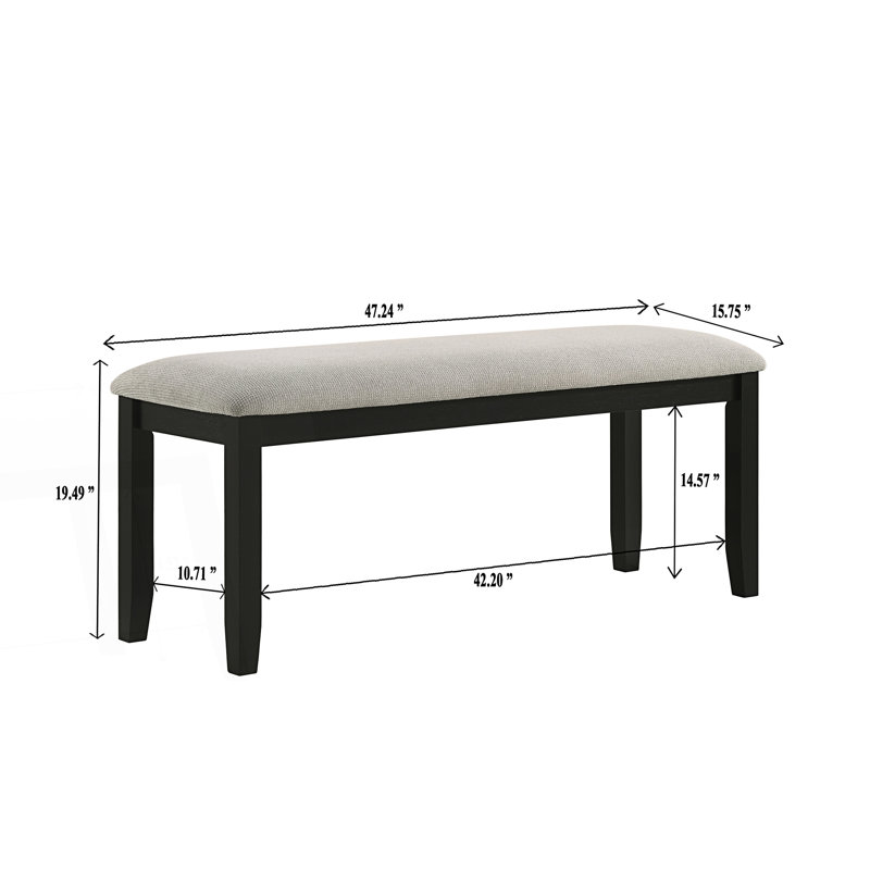 Banc de salle à manger 1pc