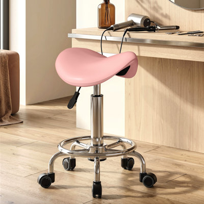 Fauteuil roulant réglable Saddle Stool - rose