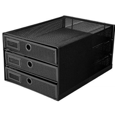 Schaeffer Mesh Stackable File Organizer