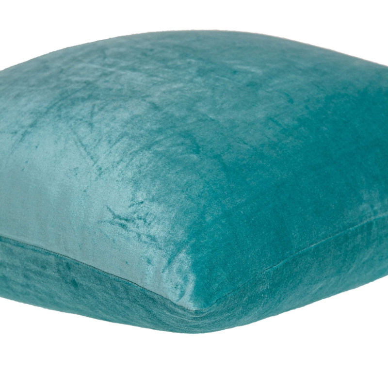 Housse et insert de coussin Topaz, 18 po x 18 po, Polyester / Bourre en polyester, Aigue-marine