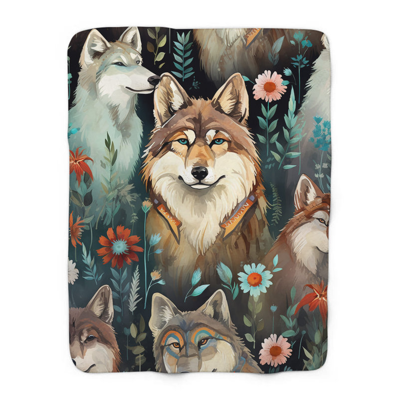 Couverture Wolf Spirit Serenity, Grand lit