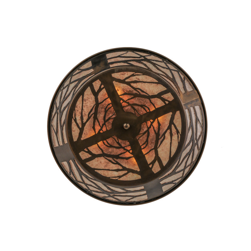 Rustic Lodge 4 - Light Flush Mount