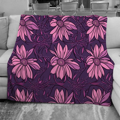 Floral Aaliayh Throw Blanket