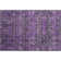 Premium Machine Washable Cerrito AMF574 Purple Rug