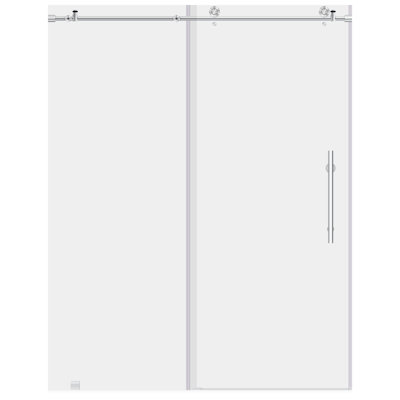 56"- 60" W x 76" H Sliding Frameless Shower Door