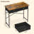 Small Writing Desk For Kids Bedroom, 31.5 Inch Computer Desk For Small Spaces, Simple Desk With 2 Fabric Drawers For Home Office, Dorm, Living Room, Home Study Table, Rustic Brown