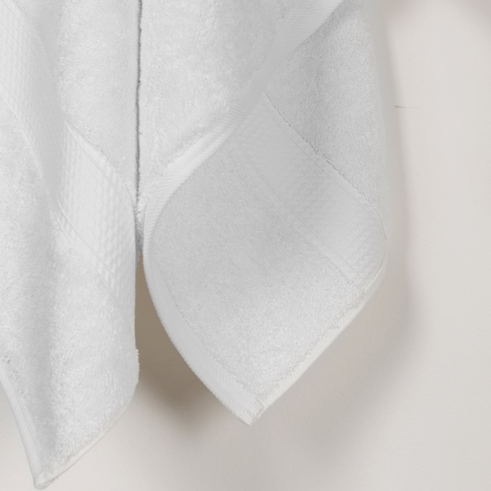 Renata 800 GSM 2 Piece Certified Egyptian Cotton Bath Towel Set , White