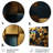 Grunge Gold Cubes Abstract Geometric II - Geometric Metal Wall Art-1578116839