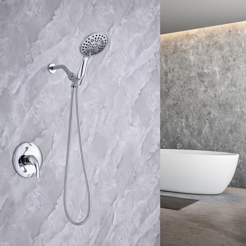 Shower Only Faucet with Rough-in Valve, Chrome