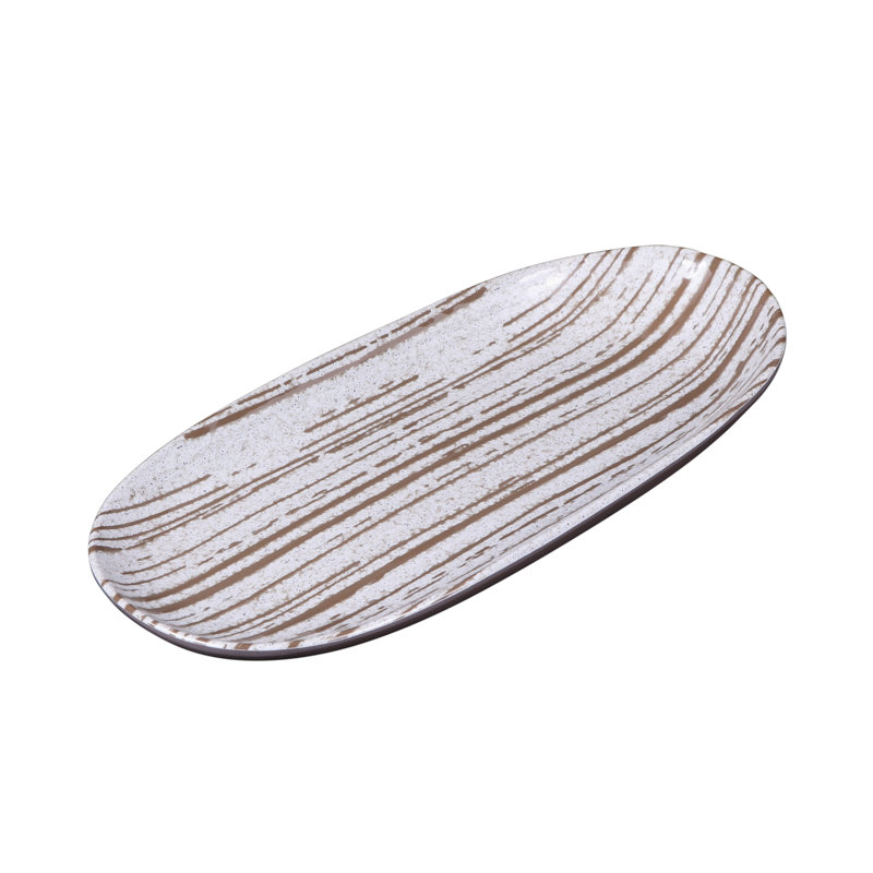 Assiette plate Stardust, Blanc