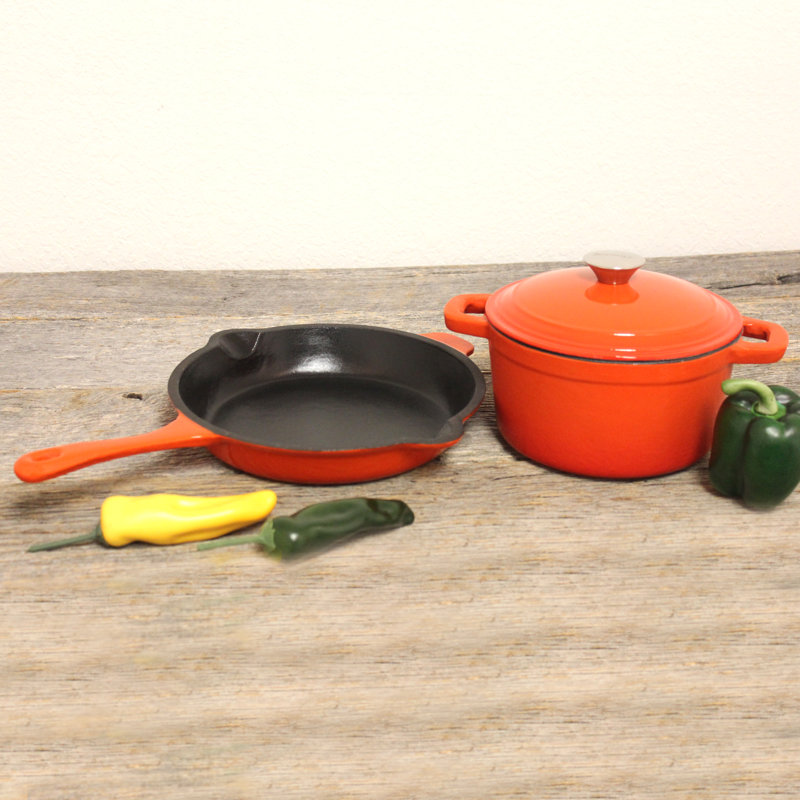 BergHOFF Neo 3pc Cast Iron Cookware Set