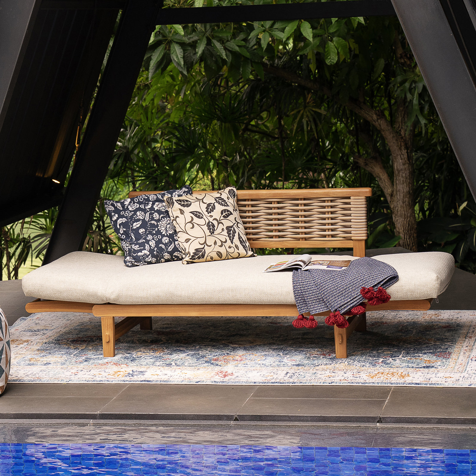 Decatur Teak Patio Daybed