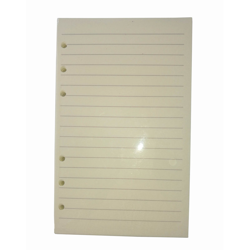Fixturedisplays® A6 Paper Refills Lined, Notebook Refillable Paper For 4.1X5.8" Traveller Journal Inserts 160 Pages 16956-GREEN-REFILL