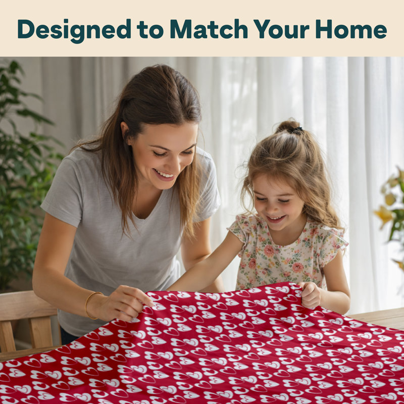 Sedgwick Tangled Hearts Milliken Signature Tablecloth, 84" L x 60" W