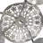 Silver/Black Metal Textured Plate Wall Decor with Black Accents 59" x 3" x 25"