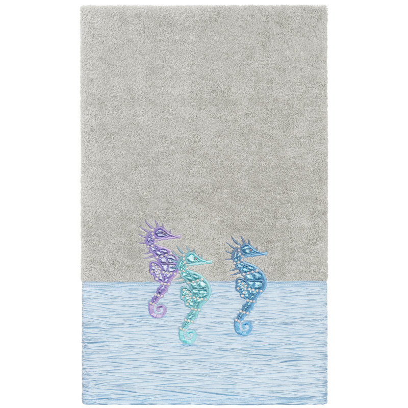 Ensemble de serviettes en coton Sofia, Gris clair, Ensemble 3 serviettes de bain