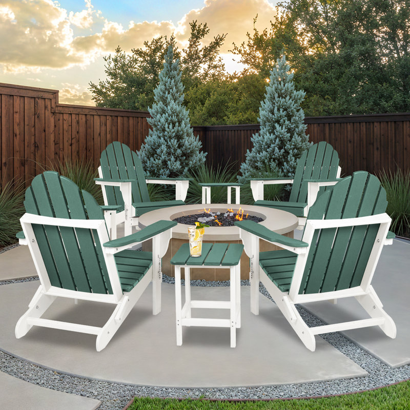 Outdoor Adirondack Chair, Green