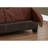 Full Size Bedroom Bed With Upholstered Edges, Brown Leather Bed, In Captivating Look