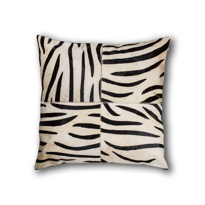 Animal Print Microsuede Throw Pillow