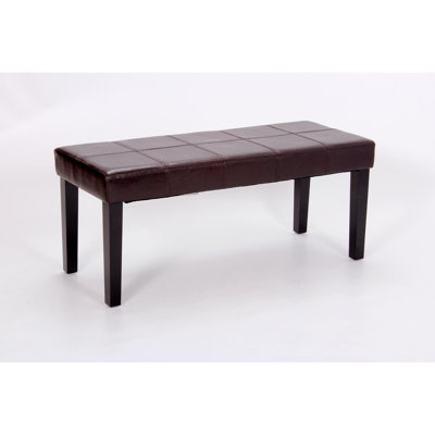Colombo Faux Leather Upholstered Bench