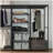Monica Wood Walk-In Closet System
