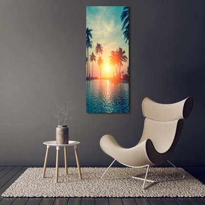 Tropical Beach - Wrapped Canvas Print