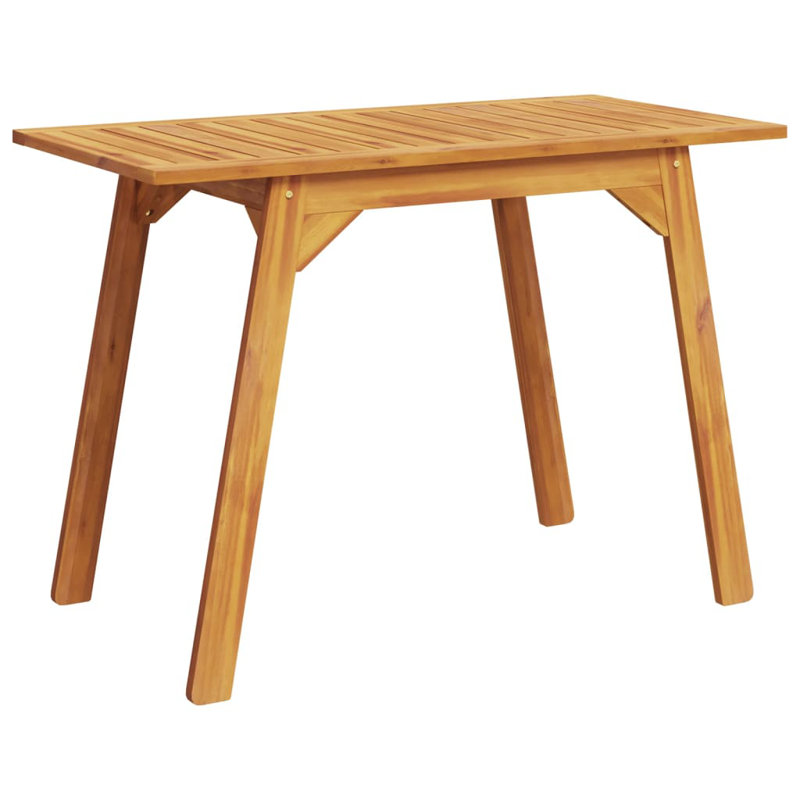 Aneliese Rectangular Outdoor Dining Table , 110cm cm W 56cm cm D