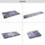 Tapis lavable 5 x 8 po à poils courts, antidérapant, teint, pliable pour la cuisine, le couloir