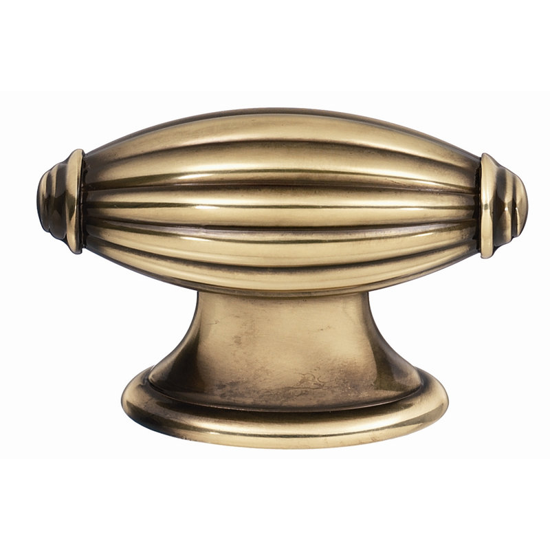 Poignée barre Tuscany, Antique poli, H 1,25 po x l 0,75 po x P 0,625 po