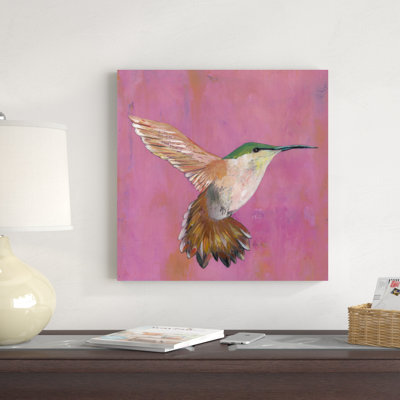 «Sweet Hummingbird I», peinture sur toile