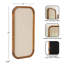 Panneau rectangulaire arrondi en bois-121891386