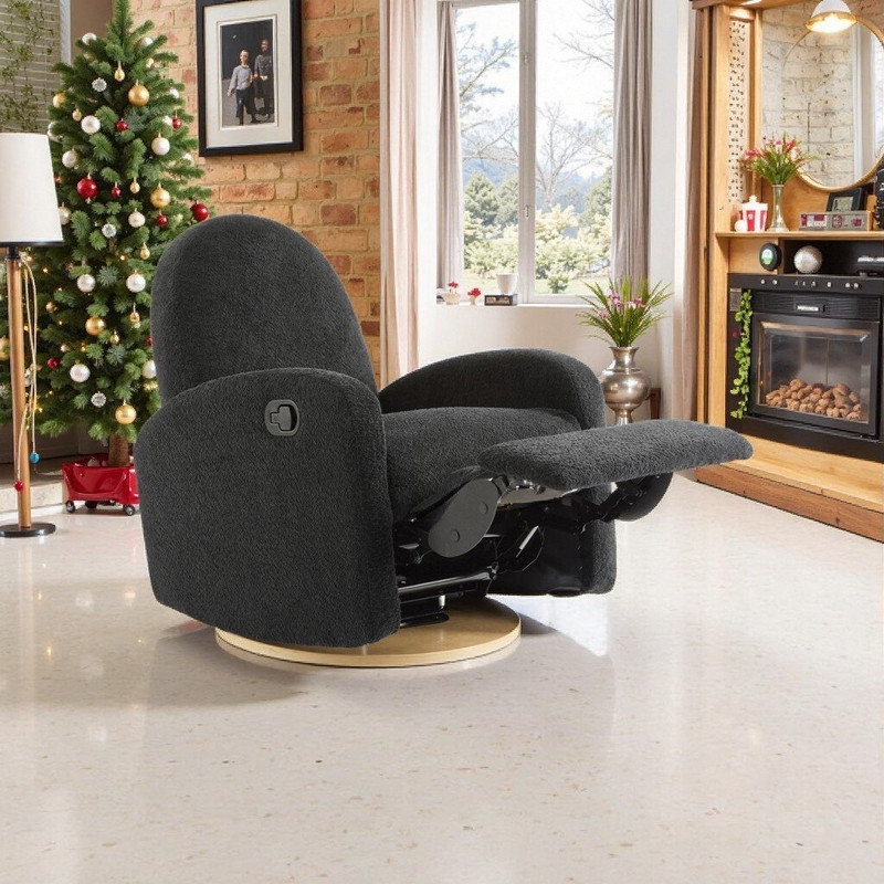 Fauteuil inclinable et pivotant standard 360, Noir