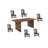 7-Piece Live Edge Solid Wood Dining Set-1628938819-1628938845