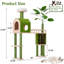 Arbre à chat en bois de 147 cm avec grande niche, perchoir supérieur et support pour plante artificielle