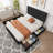 Bed Frame With Adjustable Headboard And 4 Storage Drawers, Linen Upholstered Platform Bed Frame-110095410-110095411