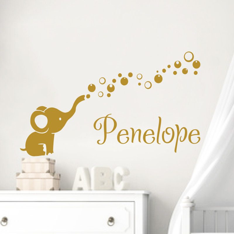 Adhésif décoratif pépinière éléphant, Oui