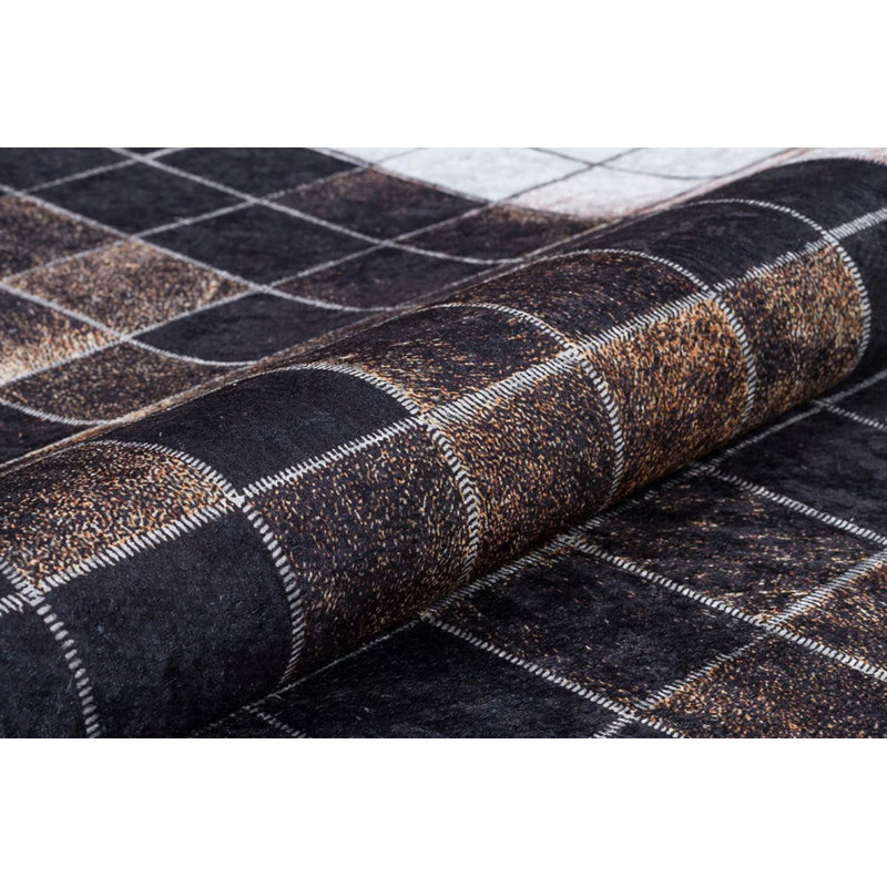 Tapis intérieur / extérieur en coton Daeisha, Rectangle 2 pi 7 po x 4 pi 11 po