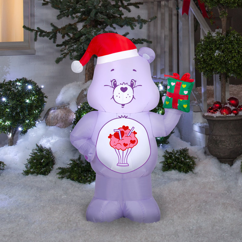 Lumière de Noël Airblown - Partage d'un chapeau de père Noël avec un cadeau - SM-CloudCo