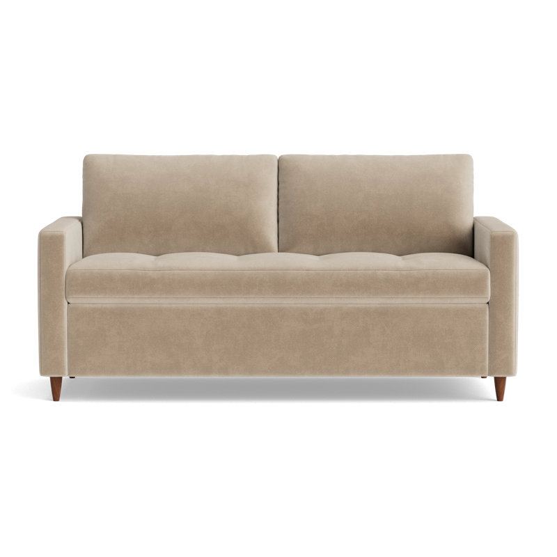 MCM Sofa Bed, Velvet - Beige