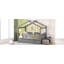 Lit simple en bois avec lit gigogne simple-279172992