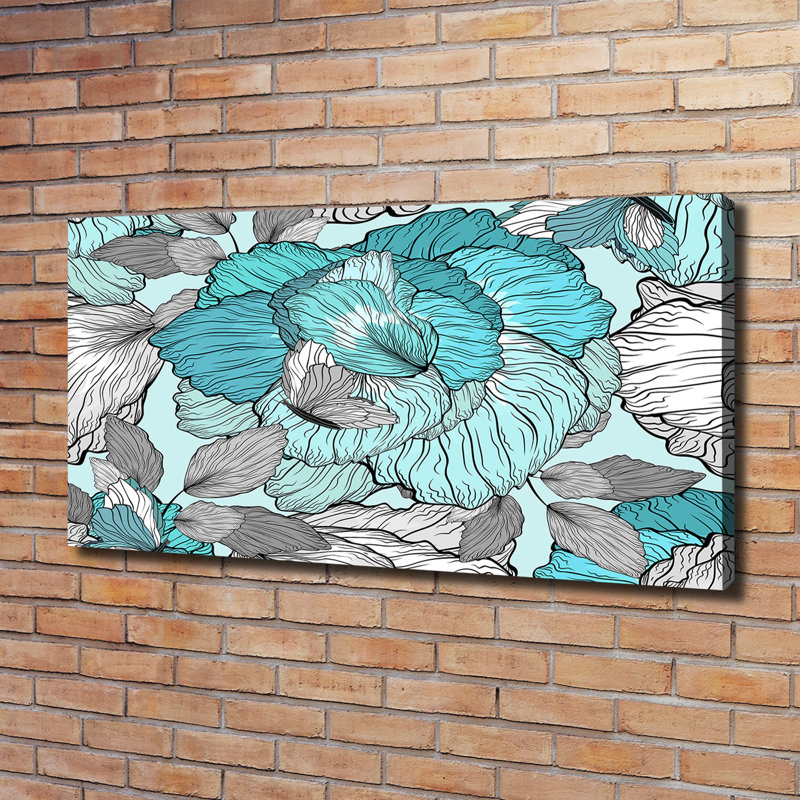 Floral Pattern - Wrapped Canvas Print