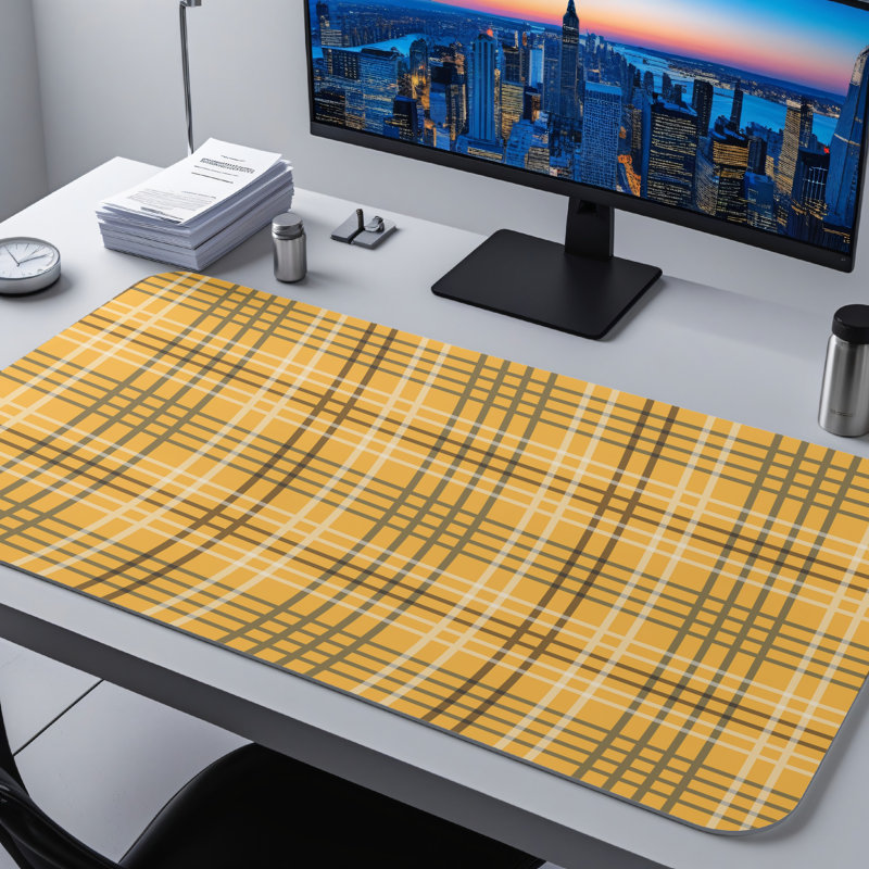 Polyester Desk Pad, 14.4x12.1